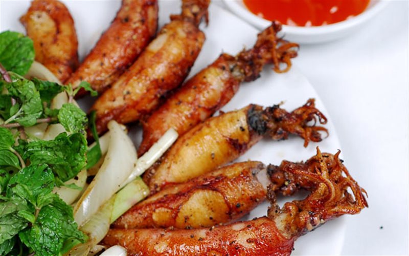 Muc chien nuoc mam